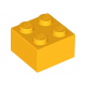 LEGO kocka 2x2, világos narancssárga (3003)